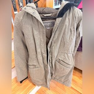 Eddie Bauer Taupe Quilted Jacket